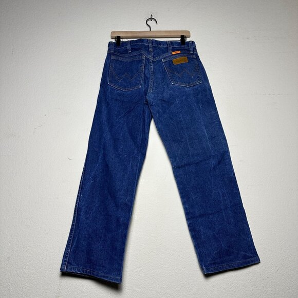 Wrangler FR Flame Resistant 13 Original Denim Jean Pant Men 30x30 Blue Western - Picture 2 of 15